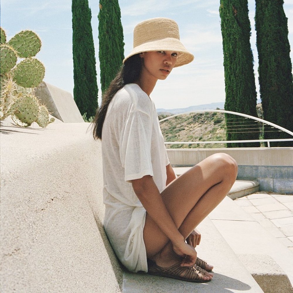 Lack of Color Inca Bucket Hat (Natural)